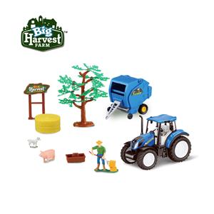 1:32 Farm Playset with Freewheel New Holland T5 Tractor DHPF30115A-2