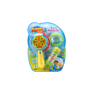 Bubble Fun 2 In 1 Battery Operated Bubble Fan