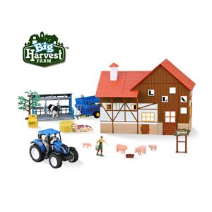 1:32 Farm Set with New Holland T5 Licensed Tractor and House