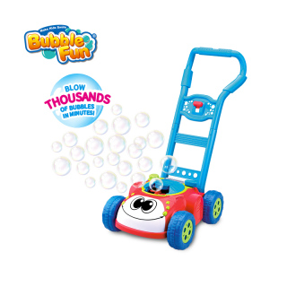 Machine à bulles Bubble Fun B/O Mower avec visage souriant