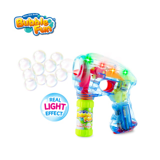 Bubble Fun B/O Transparante Bubble Gun met Licht