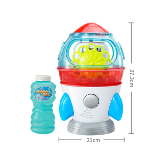 Bubble Fun B/O Bubble Rocket with 360° Rotation and Sound