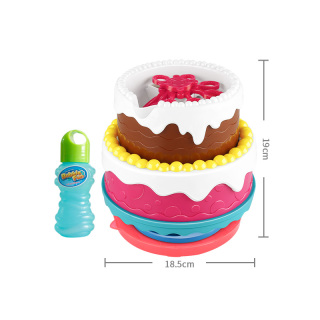 Bubble Fun B/O Bubble Cake with Light and Happy Birthday Song