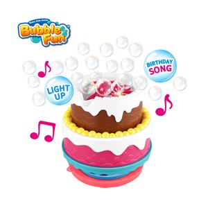 Bubble Fun B/O Bubble Cake with Light and Happy Birthday Song
