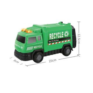 Friction Garbage Truck with Try Me Funciton