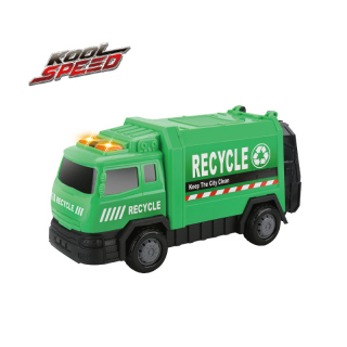 Friction Garbage Truck with Try Me Funciton