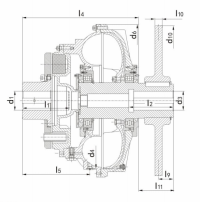 带制动轮或制动盘型液力耦合器