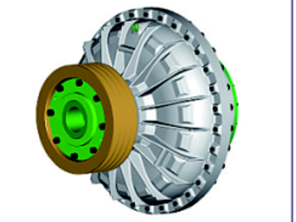 带皮带轮型液力耦合器