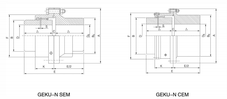 HalF Gear Coupling