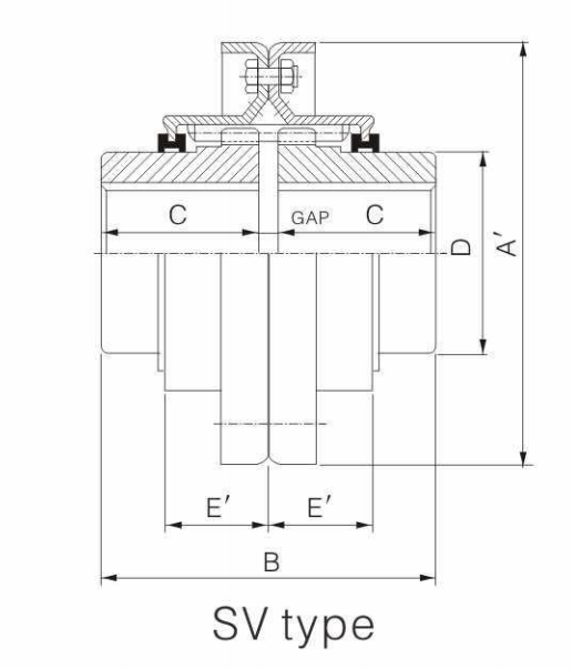 垂直安装型蛇簧联轴器