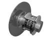 Grid Coupling With Brake Drum Or Disc