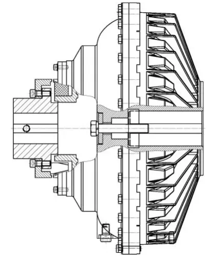 Basic Hydrodynamic Coupling Without Delay Chamber