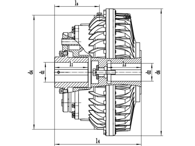 Hydrodynamic Coupling With Standard Delay Chamber