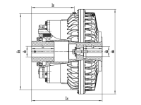 Giunto idrodinamico con camera di ritardo allargata