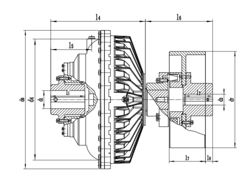 Barke Drum Coupling