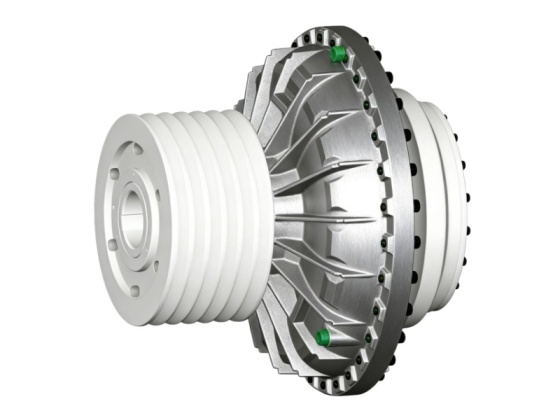 Hydrodynamic Coupling With Pulley