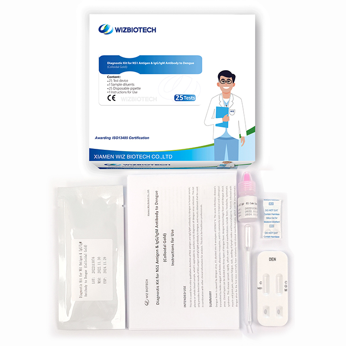 Dengue NS1 IgG IgM Combo Blood Test Kit