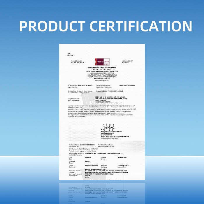 WIZ’s product has obtained certification!