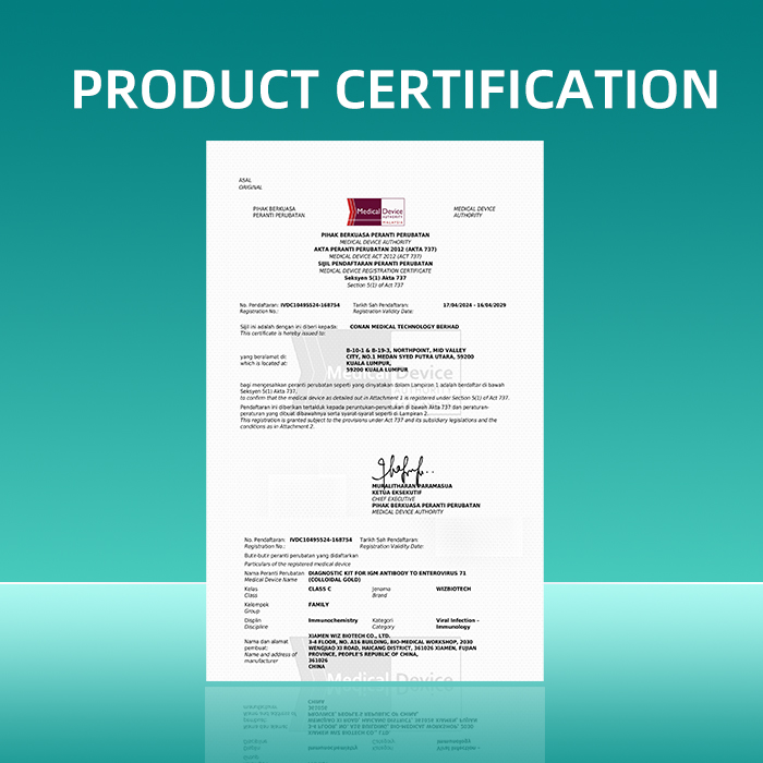 ¡1 producto de WIZ está certificado!