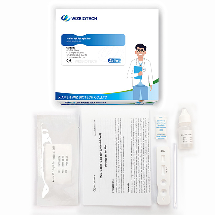 Blood Malaria Pf Antigen Rapid Diagnostic Test Card