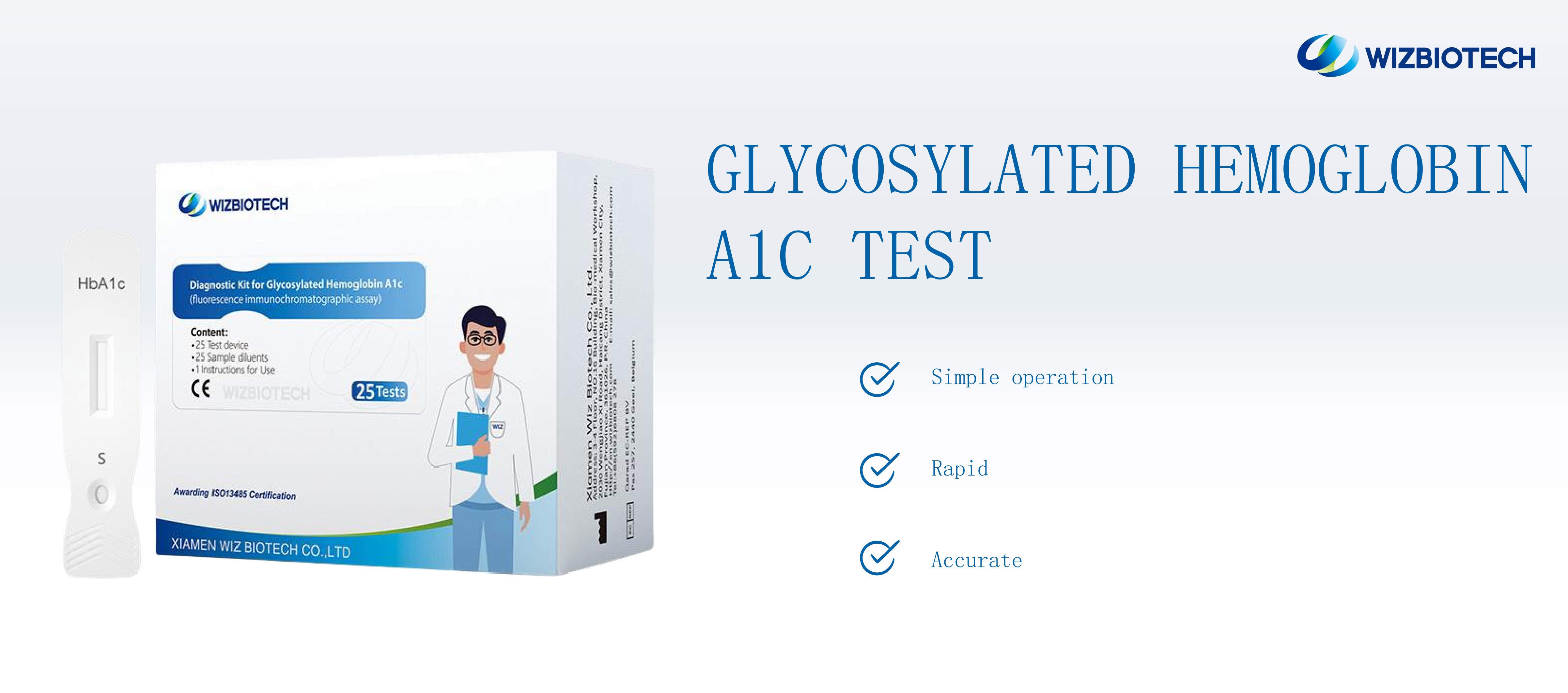 Glycosylated Hemoglobin Rapid Test Kit