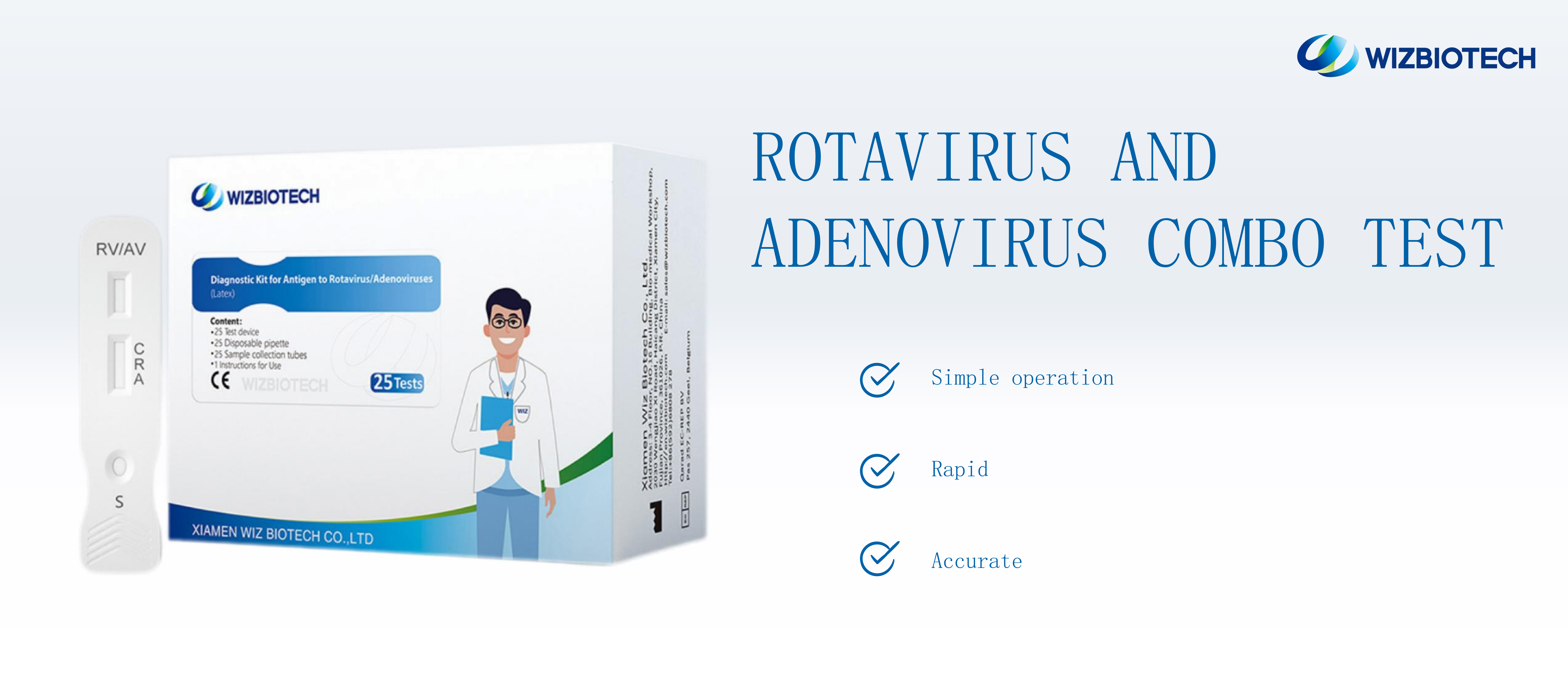 Rotavirus and Adenovirus Antigen Stool Latex Test