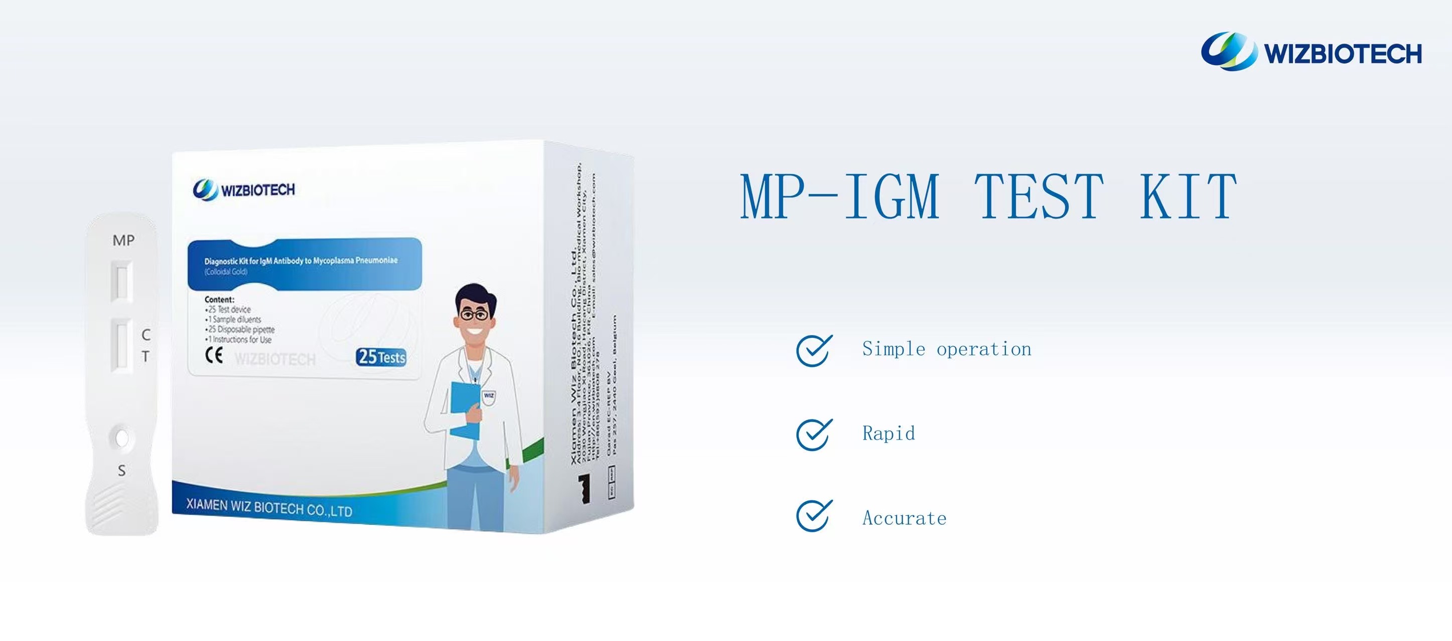 Mycoplasma Pneumoniae Infection IgM Antibody Diagnostic Kit