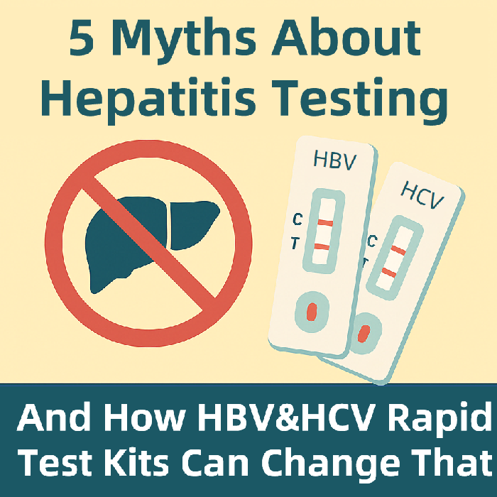 5 Myths About Hepatitis Testing – And How HBV & HCV Rapid Test Kits Can Change That