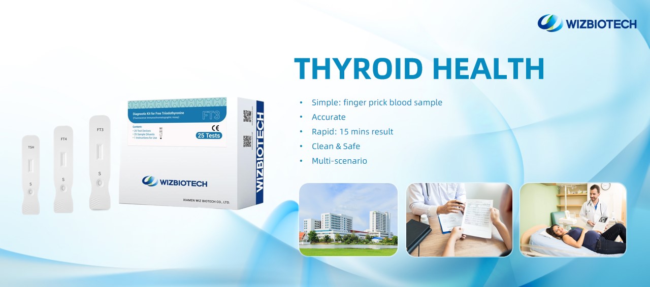 Finger prick thyroid test Finger prick thyroid test