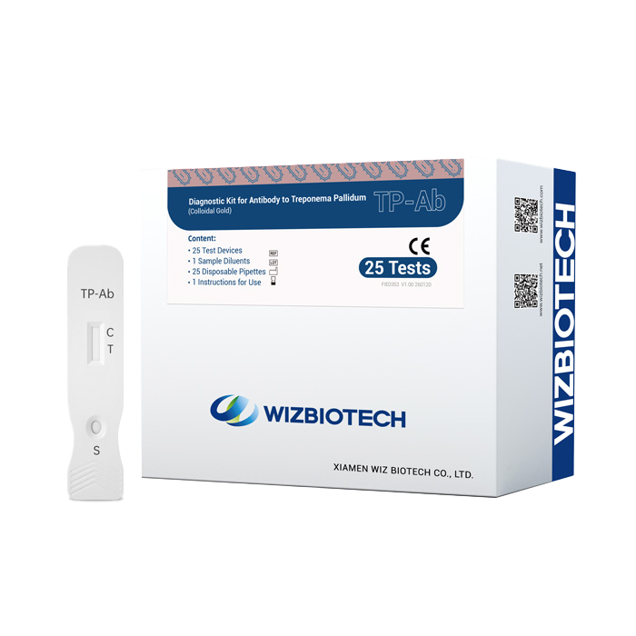 Ujian STD Treponema Pallidum Antibody Syphilis Rapid Diagnostic Test Kit