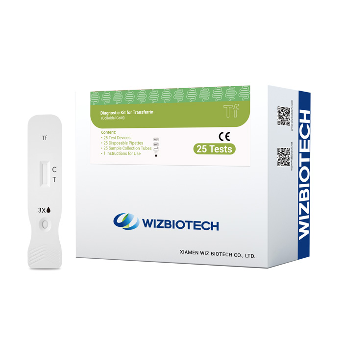Kit de test de transferrine pour le dépistage des saignements intestinaux et du cancer du côlon