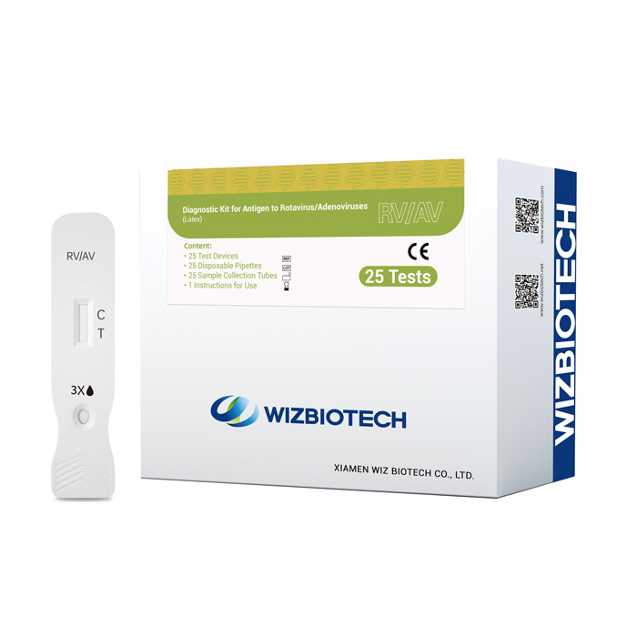Baby Diarrhea Combo Test Rotavirus And Adenovirus Antigen Stool Latex Test
