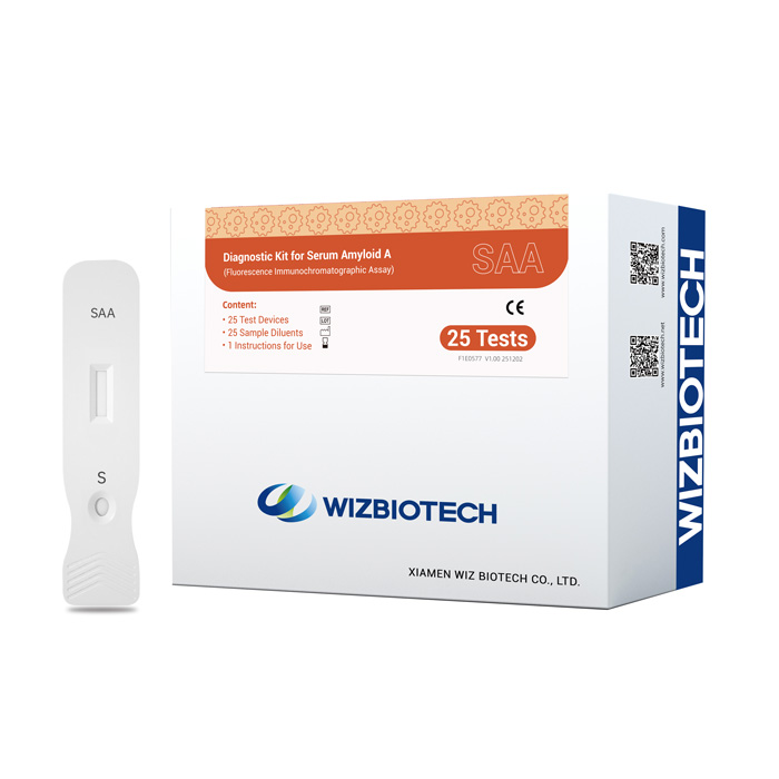 SAA Serum-Amyloid Ein Testkit für bakterielle und virale Infektionen (Fluoreszenz-Immunoassay)