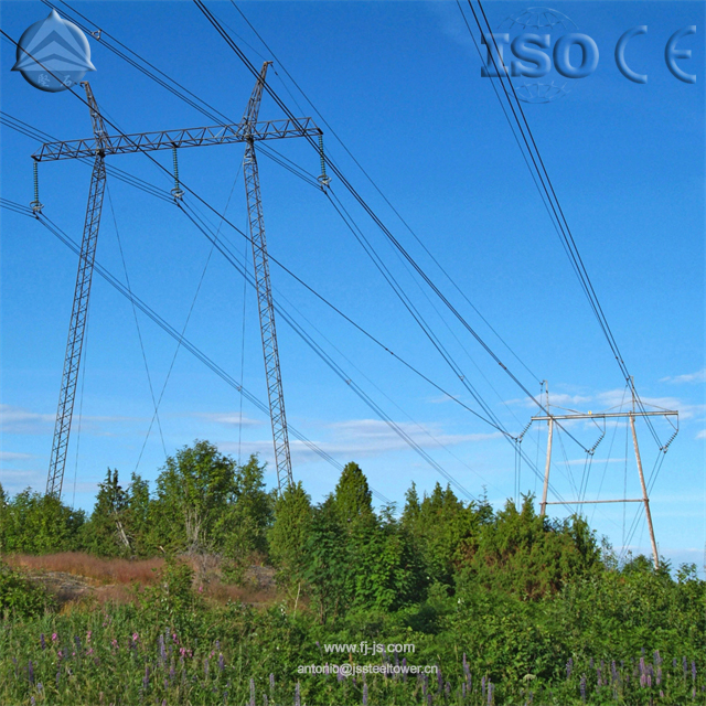 Finnland 400-KV-Stromübertragungs-Abspannturm