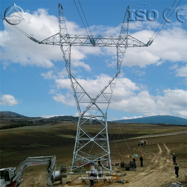 330KV Power Transmission Steel Tower