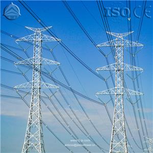 400KV Power Transmission Line Lattice Steel Tower