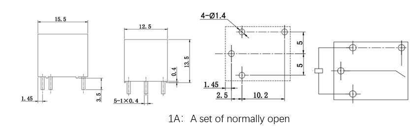 Subminiature power relay