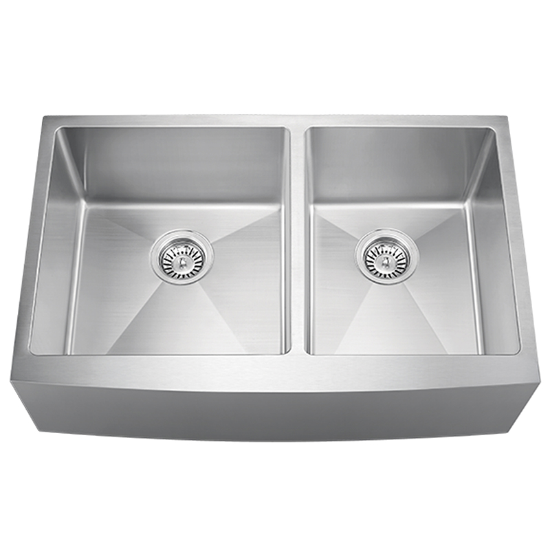 stainless apron front sink