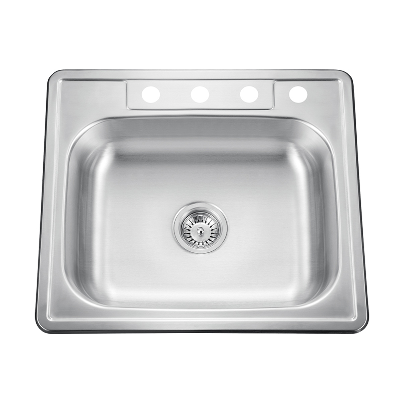 top mount stainless steel sink