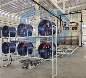 Horno de envejecimiento de perfil de extrusión