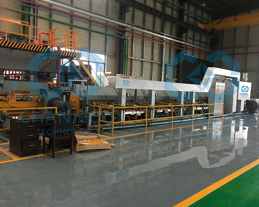 Hot Saw With Aluminum Chips Collector Is Successfully Used Together With Billet Heating Furnace