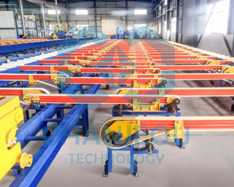 Belt Type Aluminum Handling Table For Extrusion Press