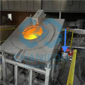 Horno basculante de crisol de aluminio de 1 tonelada