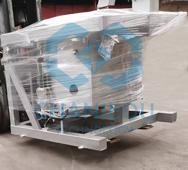 1 Ton Aluminum Crucible Tilting Furnace