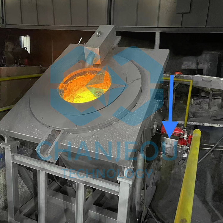 Supply 1 Ton Aluminum Crucible Tilting Furnace Wholesale Factory ...