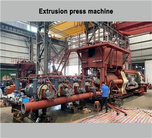 La máquina de prensa de extrusión de carrera larga de 8 pulgadas está lista para hacer la entrega