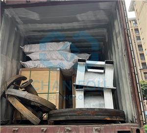 Despacho de piezas para maquinaria de tratamiento de escoria de aluminio