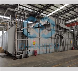 Horno de envejecimiento de perfil de extrusión de aluminio de 18 cestas