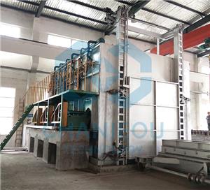 Horno de homogeneización para palanquillas de aluminio