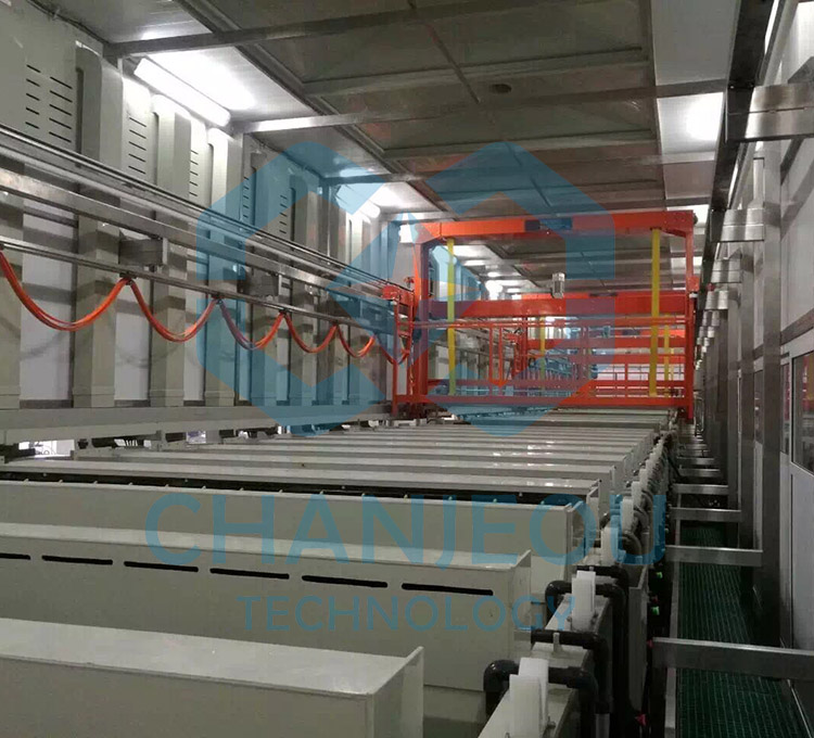 Small Capacity Aluminum Profile Anodizing Production Line